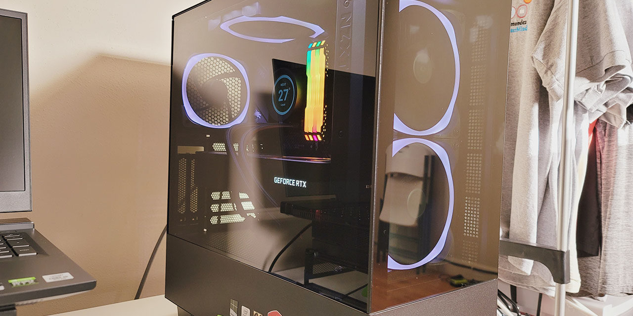 Reviewing the Black NZXT H510 Elite Gaming Case after Building it